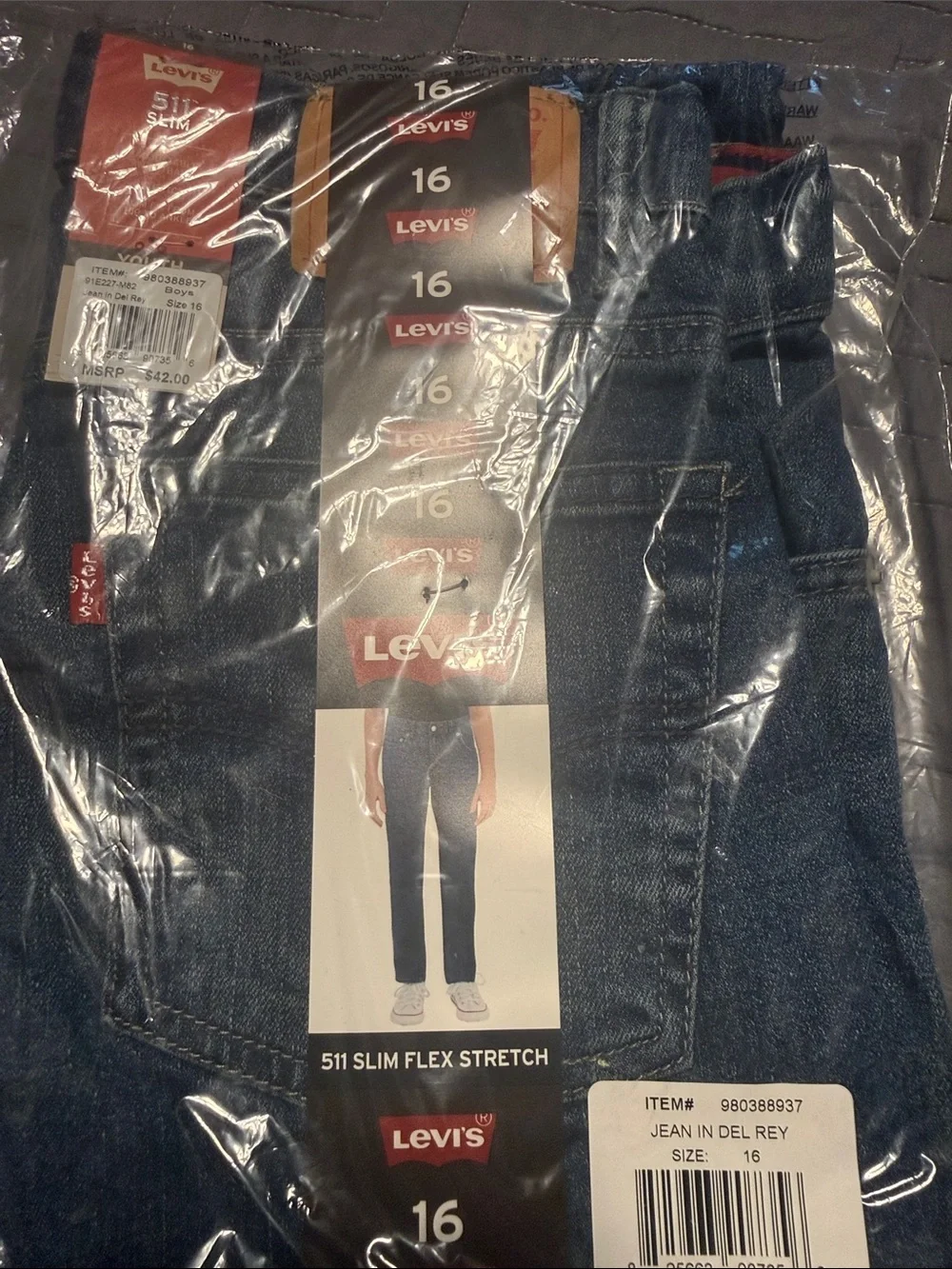 Levis kids slim